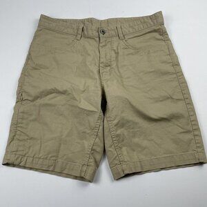 The North Face Trail Shorts Men’s  32x9 Hiking Khaki Beige Lightweight Canvas
